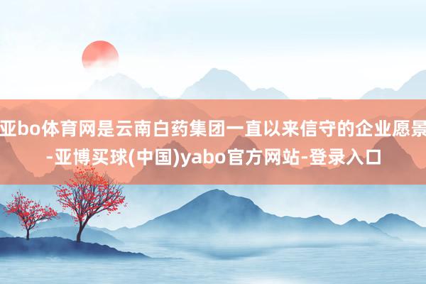 亚bo体育网是云南白药集团一直以来信守的企业愿景-亚博买球(中国)yabo官方网站-登录入口